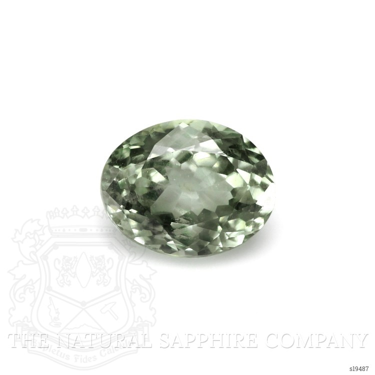 0.96 Ct. Green Sapphire from Montana