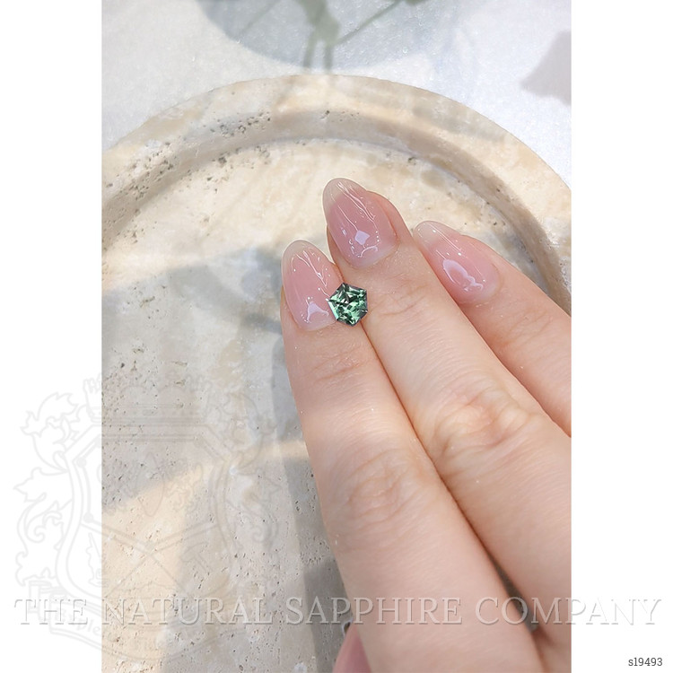 1.05 Ct. Green Sapphire from Montana