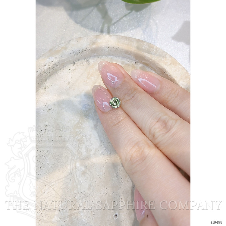 1.15 Ct. Green Sapphire from Montana