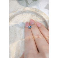 1.22 Ct. Greyish Blue Sapphire from Montana Life Style