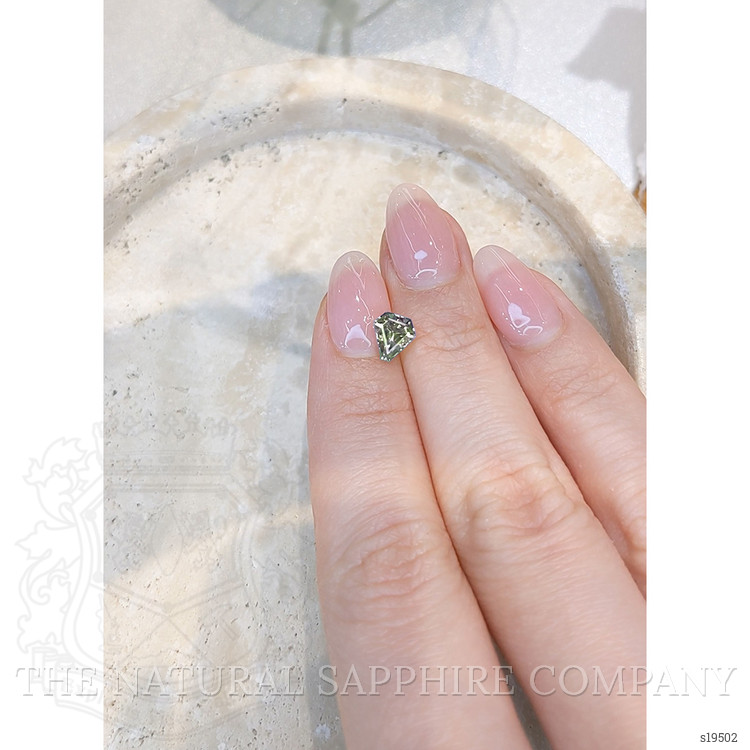 1.04 Ct. Green Sapphire from Montana