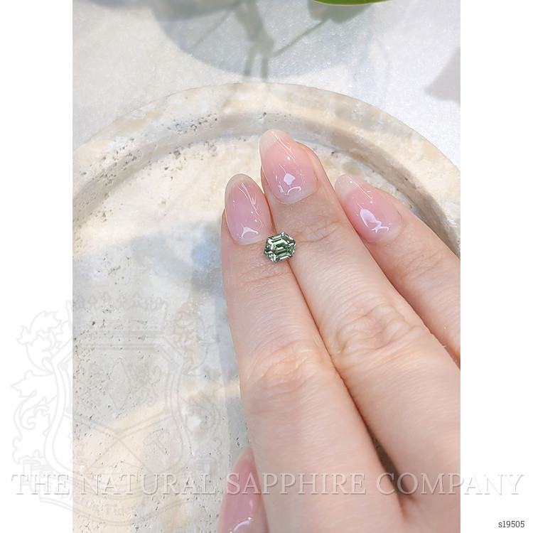 1.11 Ct. Green Sapphire from Montana