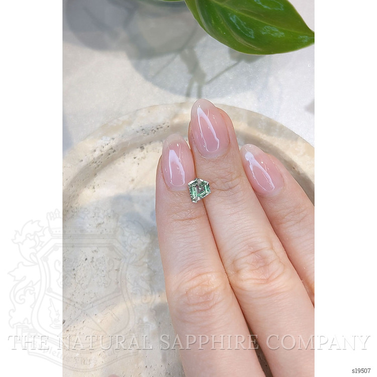 1.13 Ct. Green Sapphire from Montana