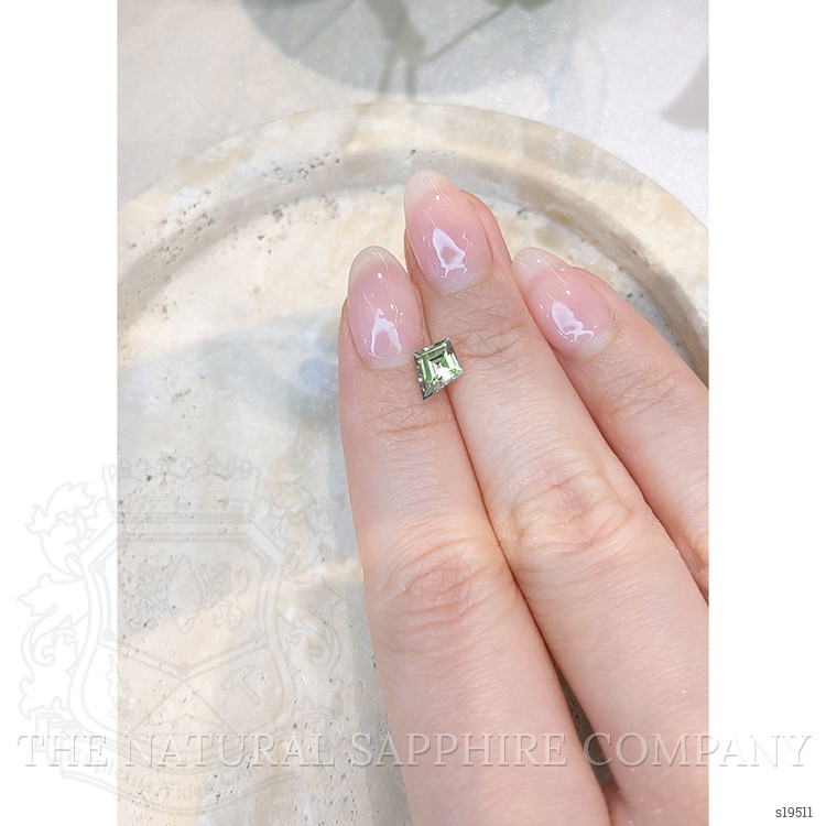 1.16 Ct. Green Sapphire from Montana