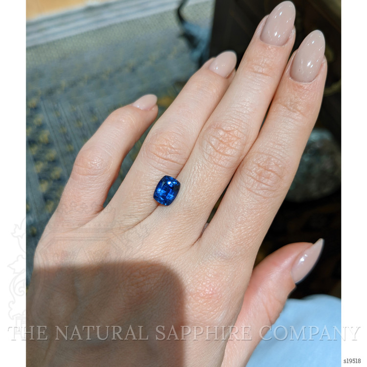 2.05 Ct. Blue Sapphire from Ceylon (Sri Lanka)