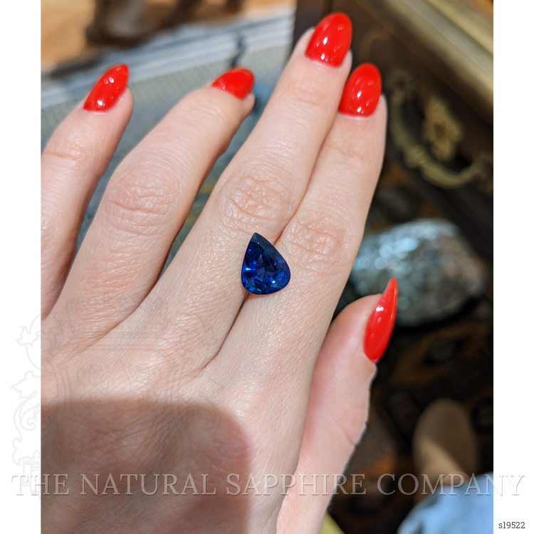 3.62 Ct. Blue Sapphire from Ceylon (Sri Lanka)