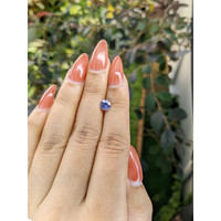 0.77 Ct. Violet Sapphire from Ceylon (Sri Lanka) Life Style