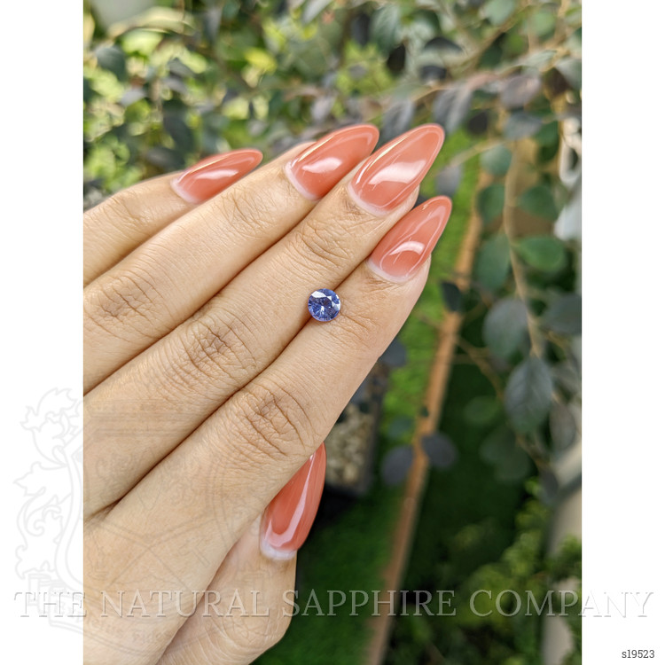 0.77 Ct. Violet Sapphire from Ceylon (Sri Lanka)