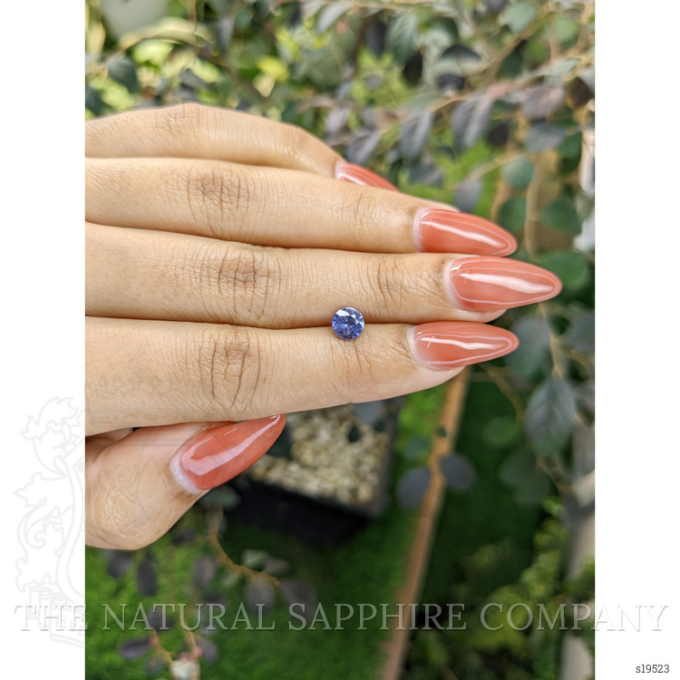 0.77 Ct. Violet Sapphire from Ceylon (Sri Lanka)