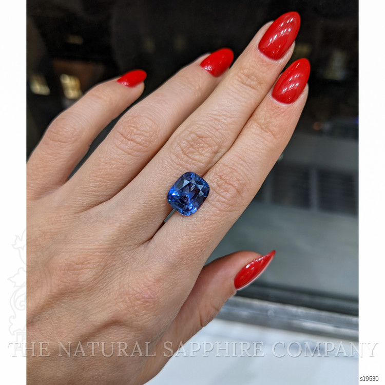 6.06 Ct. Blue Sapphire from Ceylon (Sri Lanka)