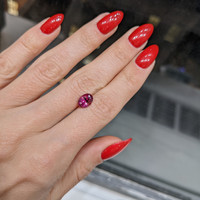 2.04 Ct. Reddish Pink Sapphire from Ceylon (Sri Lanka) Life Style