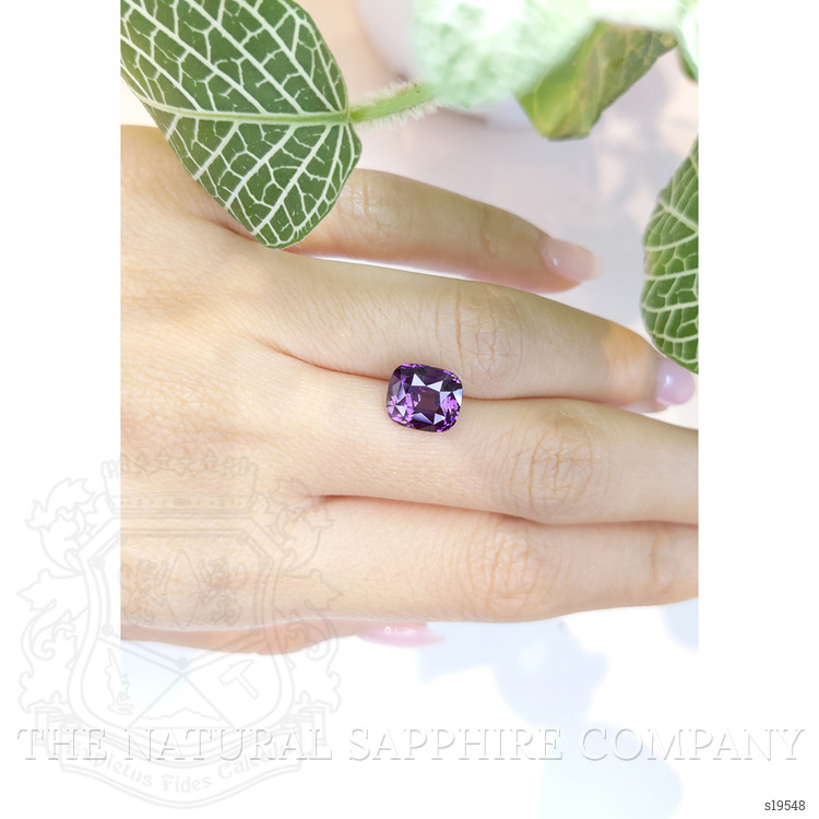 5.13 Ct. Purple Sapphire from Ceylon (Sri Lanka)