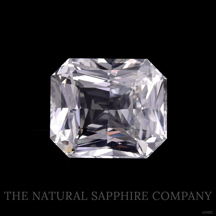 8.60 Ct. White Sapphire from Ceylon (Sri Lanka)