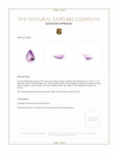 1.99 Ct. Sapphire from Ceylon (Sri Lanka) Appraisal