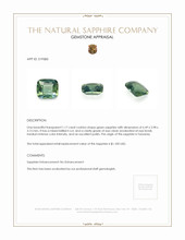1.17 Ct. Sapphire from Tanzania Appraisal
