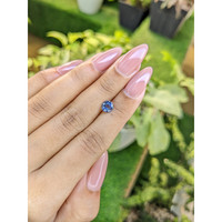 0.99 Ct. Blue Sapphire from Ceylon (Sri Lanka) Life Style