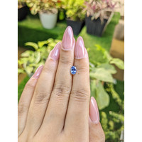 0.96 Ct. Blue Sapphire from Ceylon (Sri Lanka) Life Style