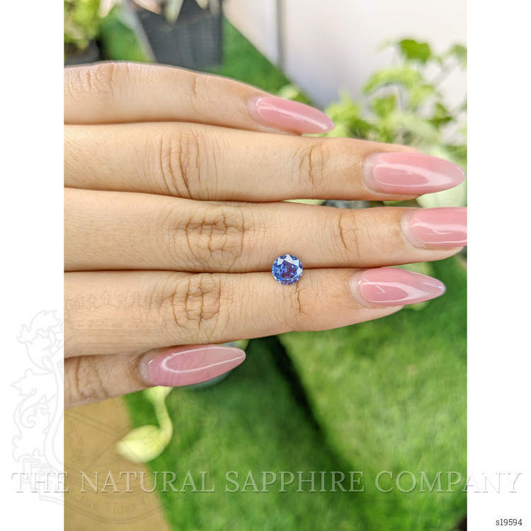 0.99 Ct. Blue Sapphire from Ceylon (Sri Lanka)