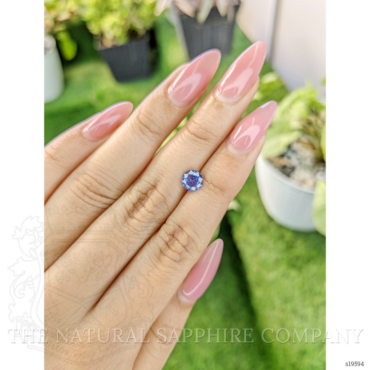 0.99 Ct. Blue Sapphire from Ceylon (Sri Lanka)