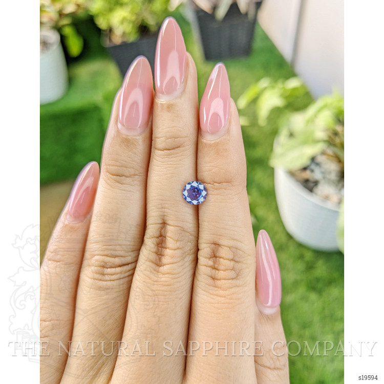 0.99 Ct. Blue Sapphire from Ceylon (Sri Lanka)