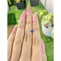 0.89 Ct. Blue Sapphire from Ceylon (Sri Lanka) Life Style