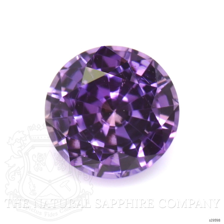 0.67 Ct. Purple Sapphire from Ceylon (Sri Lanka)