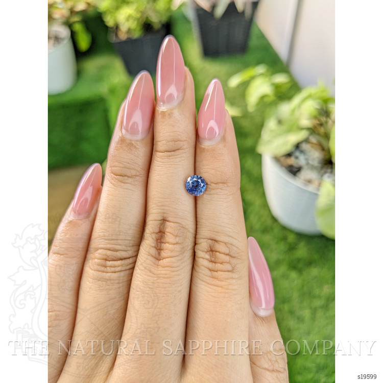 1.38 Ct. Blue Sapphire from Ceylon (Sri Lanka)