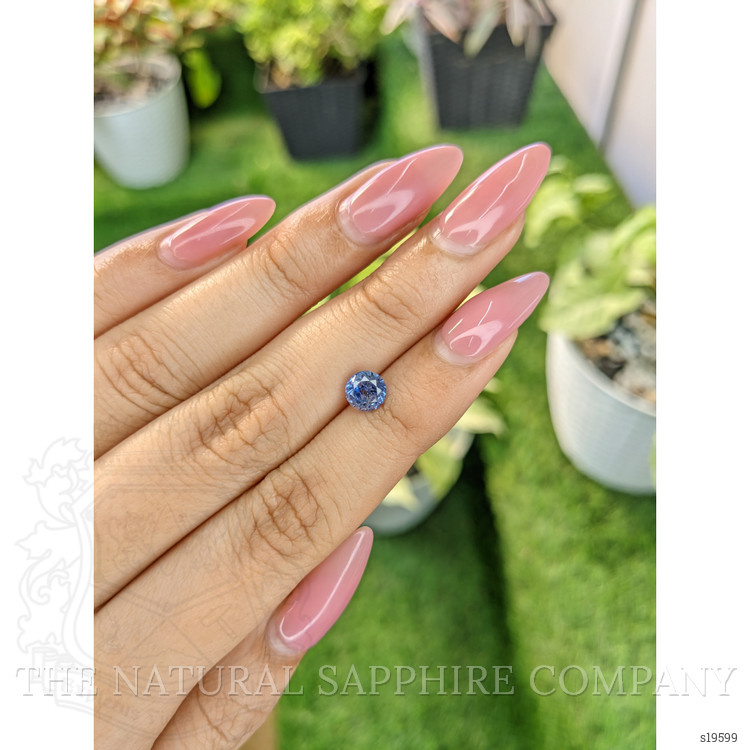 1.38 Ct. Blue Sapphire from Ceylon (Sri Lanka)