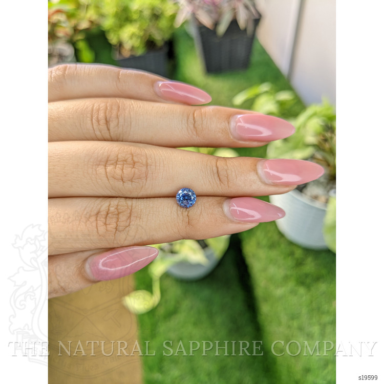 1.38 Ct. Blue Sapphire from Ceylon (Sri Lanka)