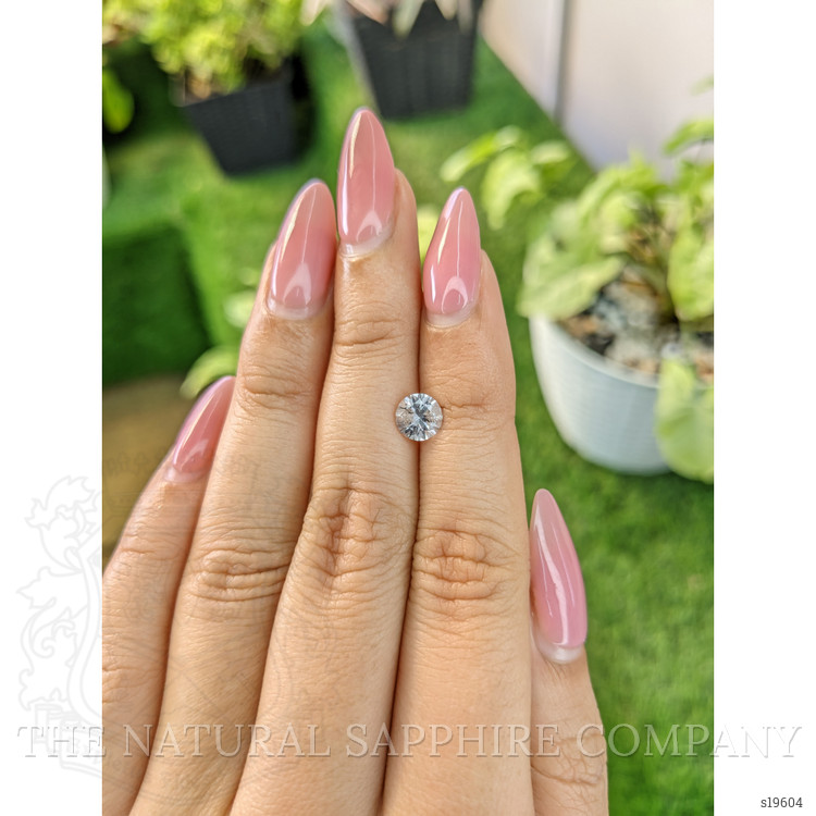 1.16 Ct. White Sapphire from Ceylon (Sri Lanka)