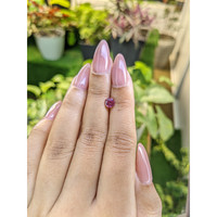 0.76 Ct. Pink Sapphire from Ceylon (Sri Lanka) Life Style
