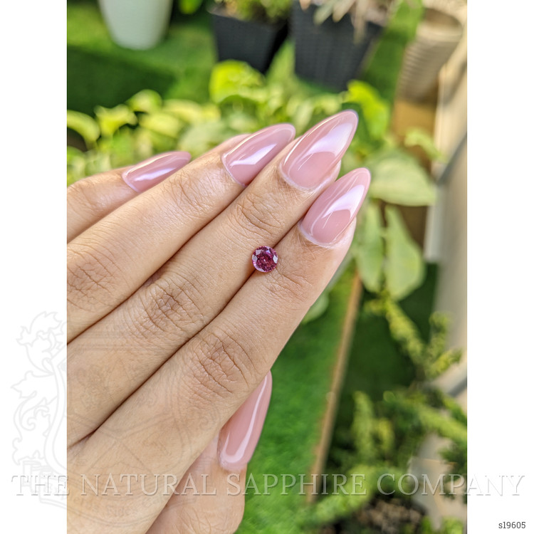 0.76 Ct. Pink Sapphire from Ceylon (Sri Lanka)