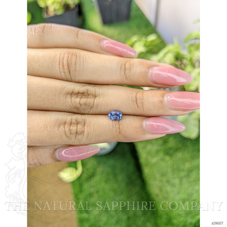 0.78 Ct. Blue Sapphire from Ceylon (Sri Lanka)