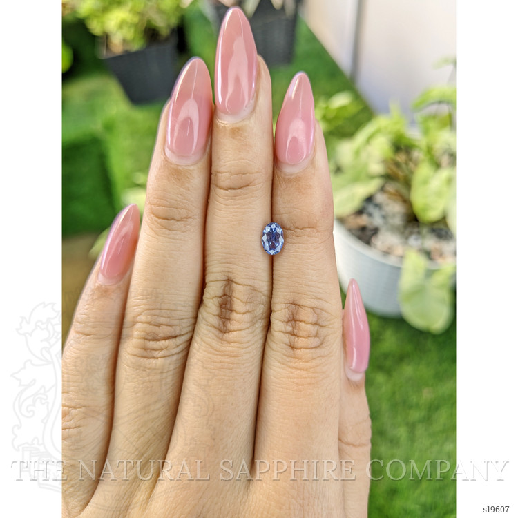 0.78 Ct. Blue Sapphire from Ceylon (Sri Lanka)