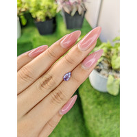 0.94 Ct. Pinkish Purple Sapphire from Ceylon (Sri Lanka) Life Style