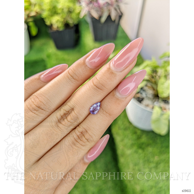 0.94 Ct. Pinkish Purple Sapphire from Ceylon (Sri Lanka)