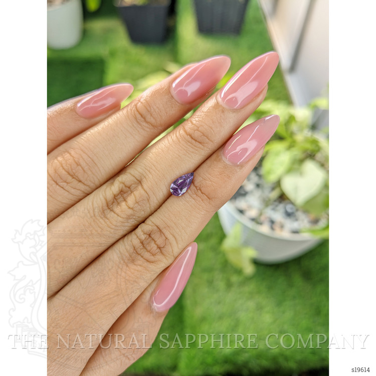 0.84 Ct. Pinkish Purple Sapphire from Ceylon (Sri Lanka)