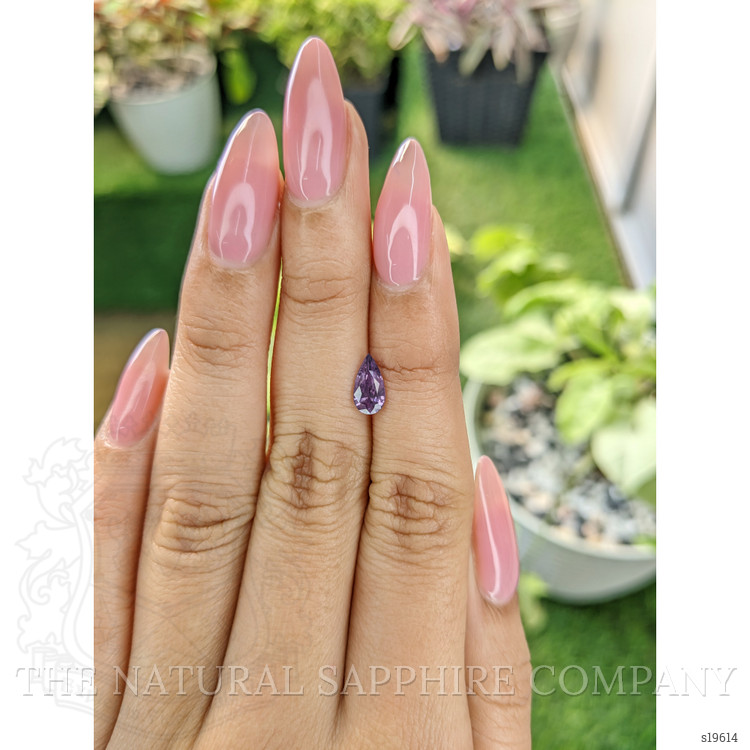 0.84 Ct. Pinkish Purple Sapphire from Ceylon (Sri Lanka)