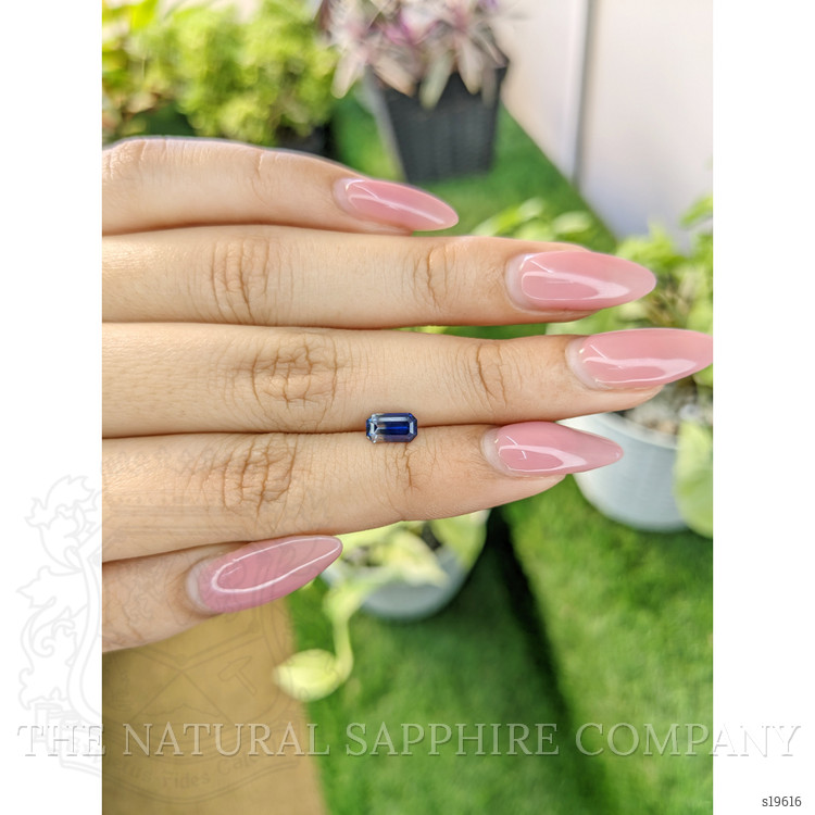 0.96 Ct. Bi Color Sapphire from Ceylon (Sri Lanka)