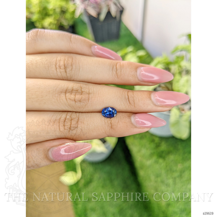 1.41 Ct. Blue Sapphire from Ceylon (Sri Lanka)