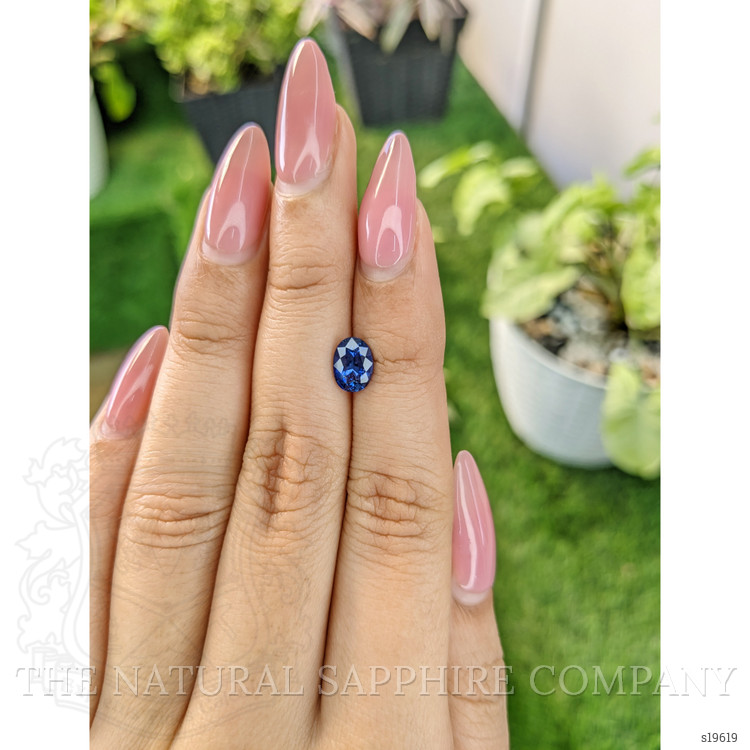1.41 Ct. Blue Sapphire from Ceylon (Sri Lanka)