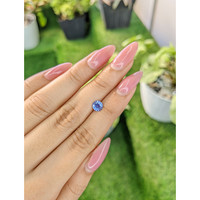 0.75 Ct. Blue Sapphire from Ceylon (Sri Lanka) Life Style