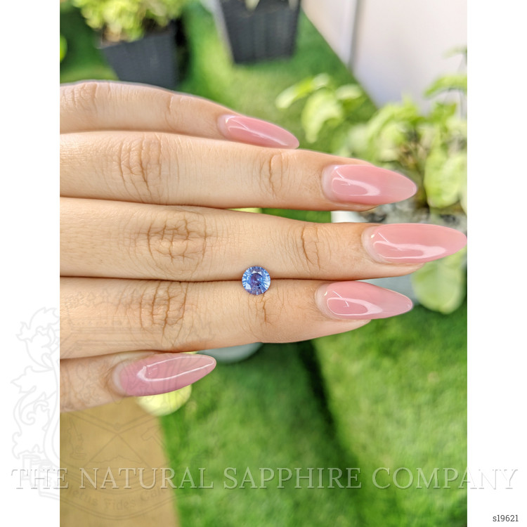0.75 Ct. Blue Sapphire from Ceylon (Sri Lanka)