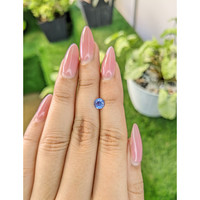 0.75 Ct. Blue Sapphire from Ceylon (Sri Lanka) Life Style