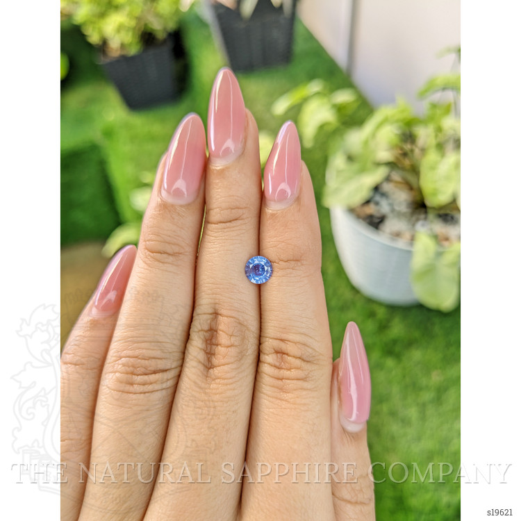 0.75 Ct. Blue Sapphire from Ceylon (Sri Lanka)