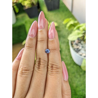 0.70 Ct. Blue Sapphire from Ceylon (Sri Lanka) Life Style