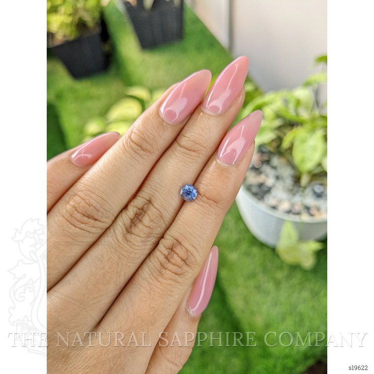 0.70 Ct. Blue Sapphire from Ceylon (Sri Lanka)