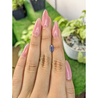 0.88 Ct. Blue Sapphire from Ceylon (Sri Lanka) Life Style