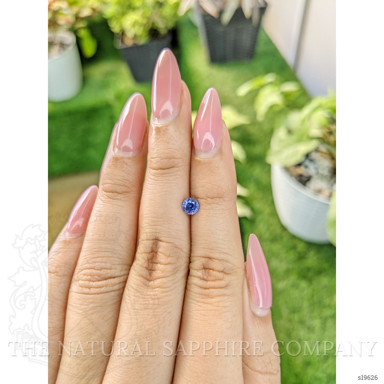 0.62 Ct. Blue Sapphire from Ceylon (Sri Lanka)