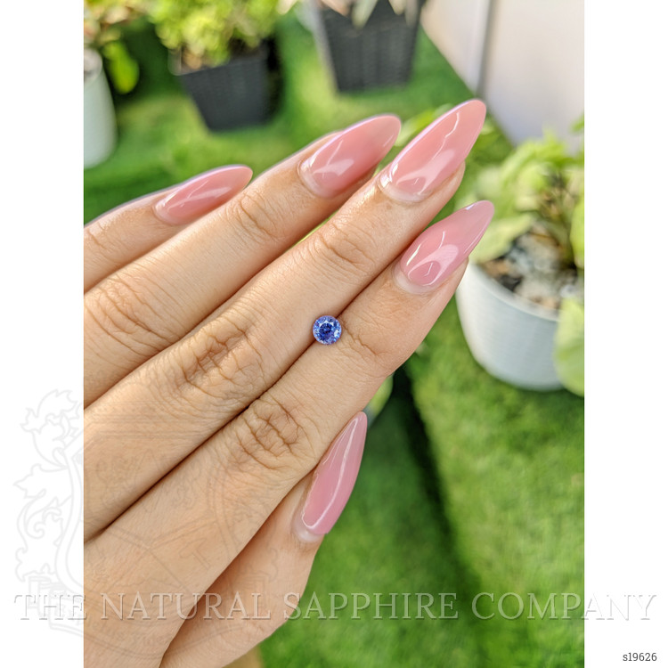 0.62 Ct. Blue Sapphire from Ceylon (Sri Lanka)